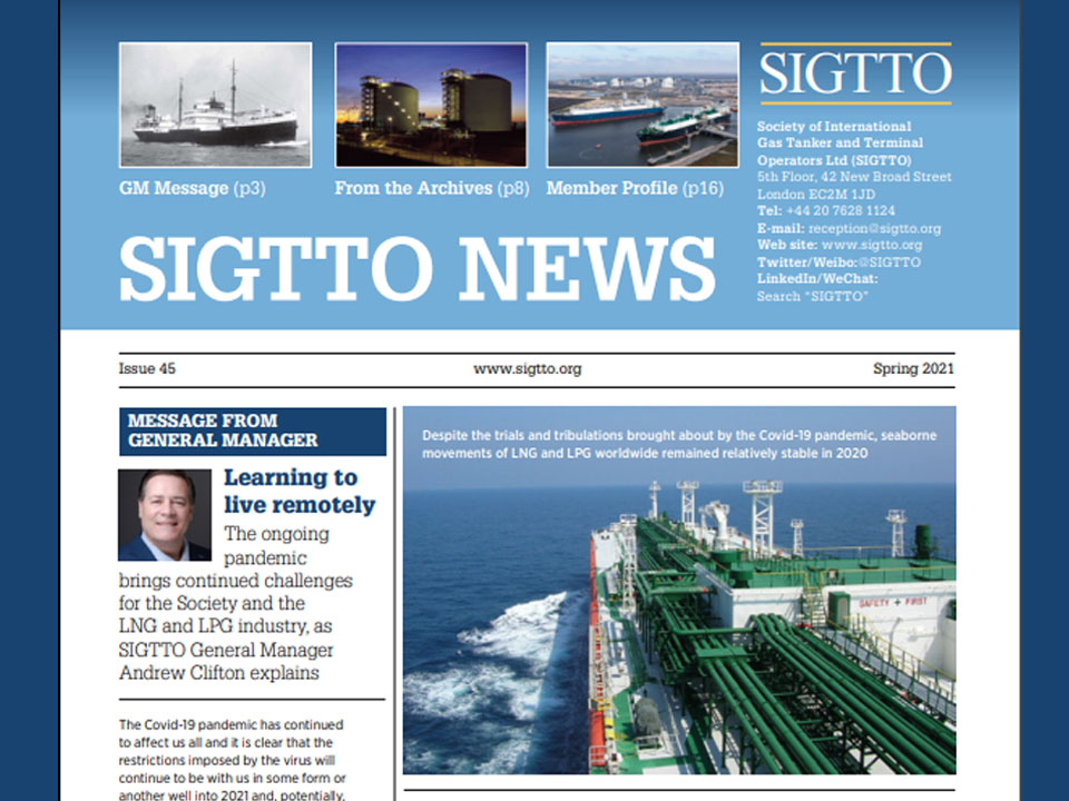 SIGTTO Spring 2021 Newsletter